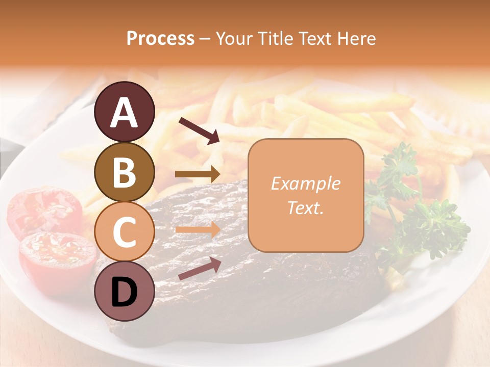 French Fries Object Dish PowerPoint Template