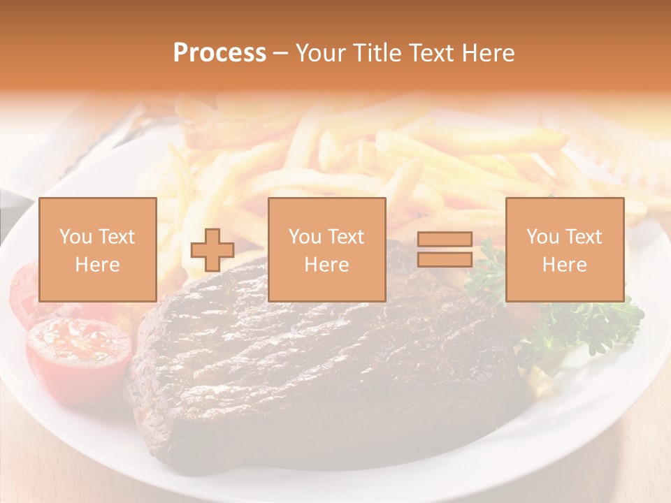 French Fries Object Dish PowerPoint Template