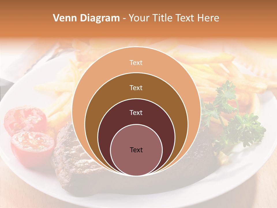 French Fries Object Dish PowerPoint Template