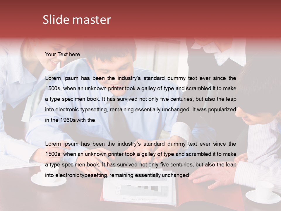 Teamwork People Job PowerPoint Template