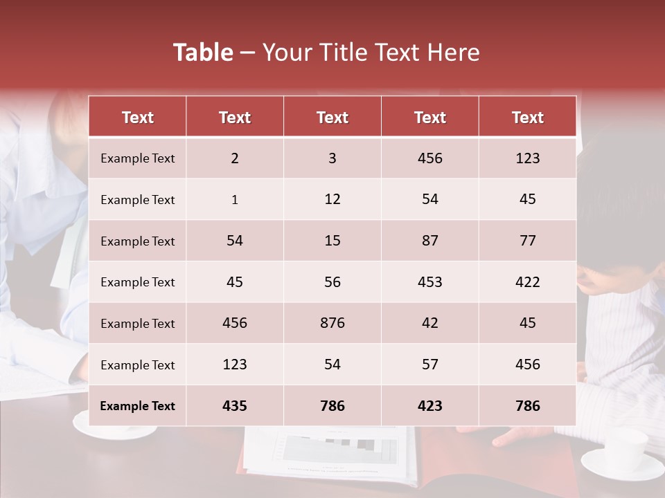 Teamwork People Job PowerPoint Template