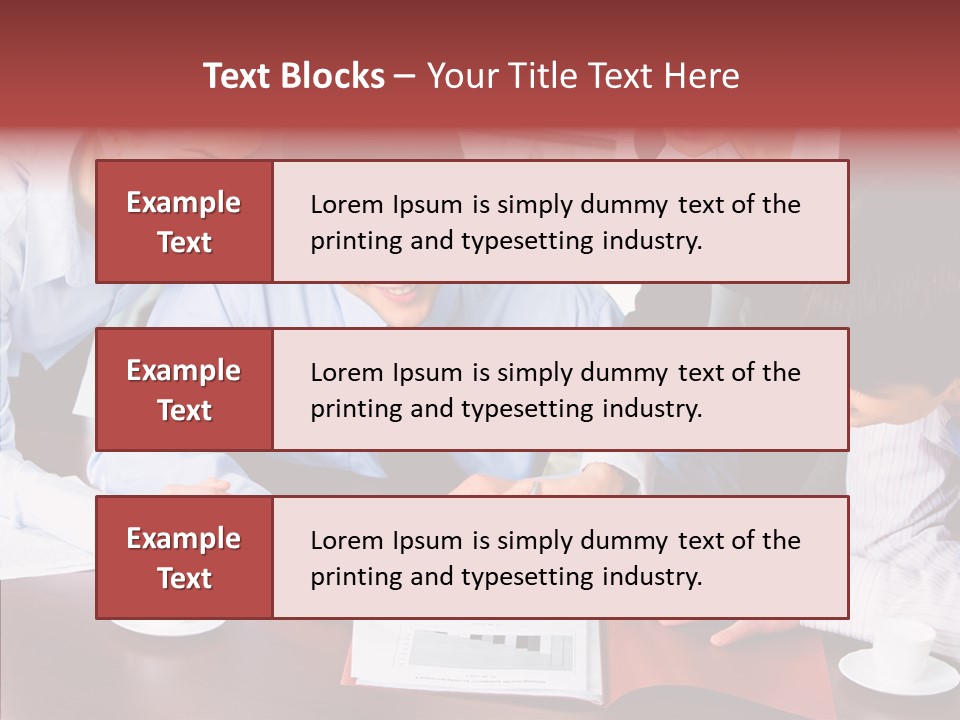 Teamwork People Job PowerPoint Template