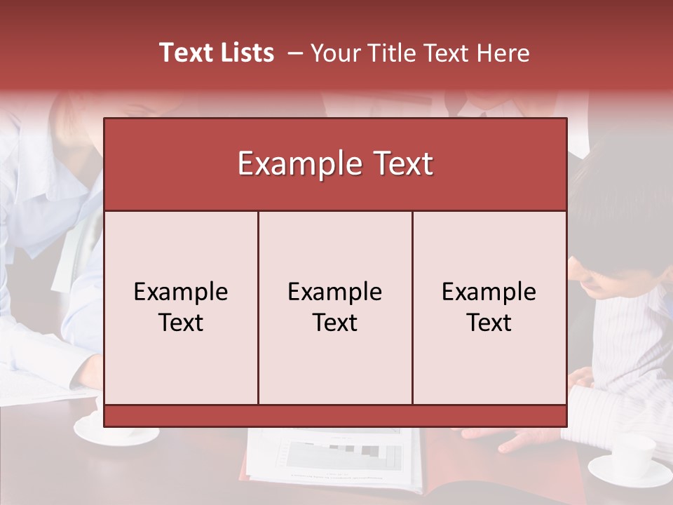 Teamwork People Job PowerPoint Template