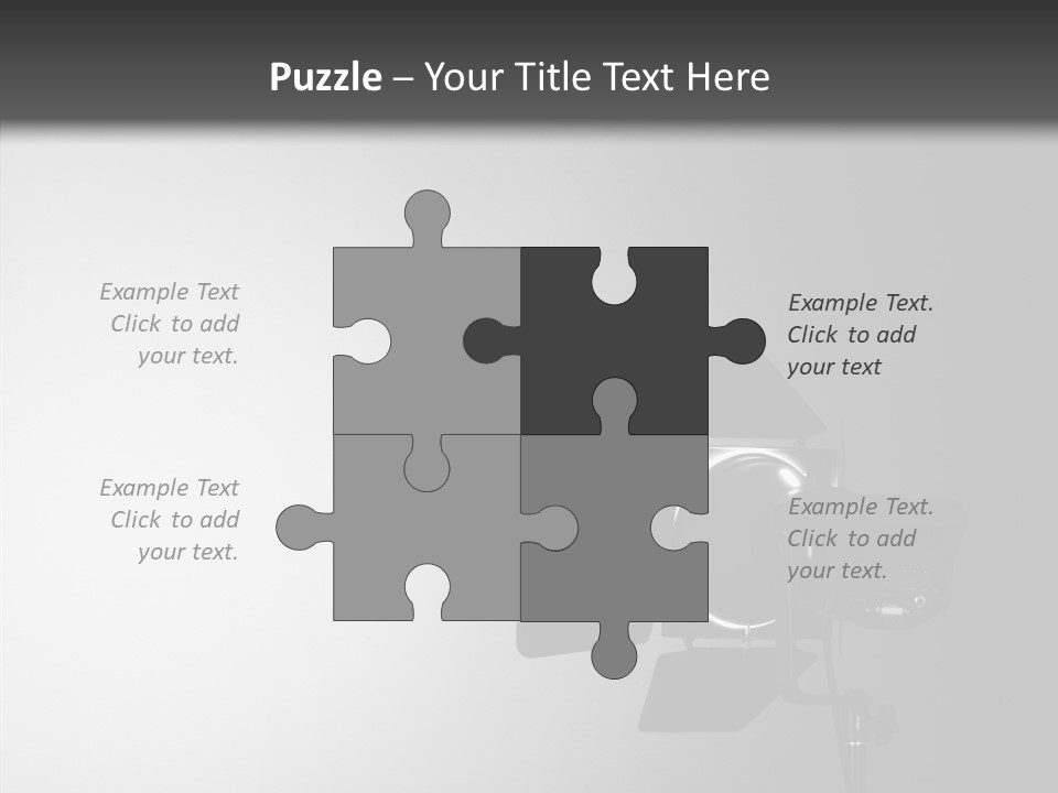Show Spot Equipment PowerPoint Template