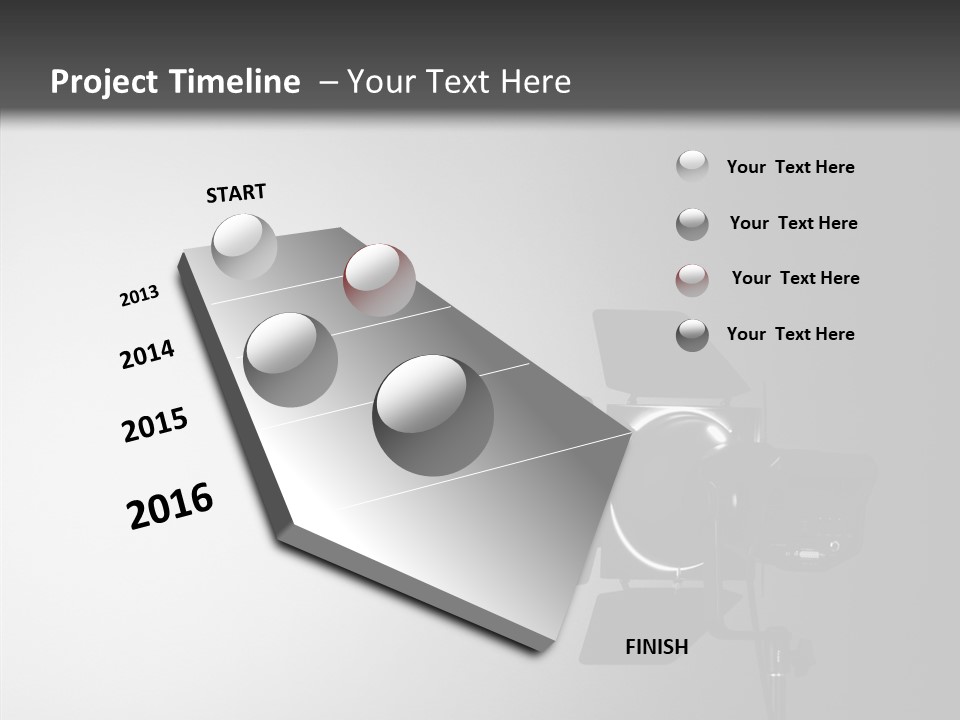 Show Spot Equipment PowerPoint Template