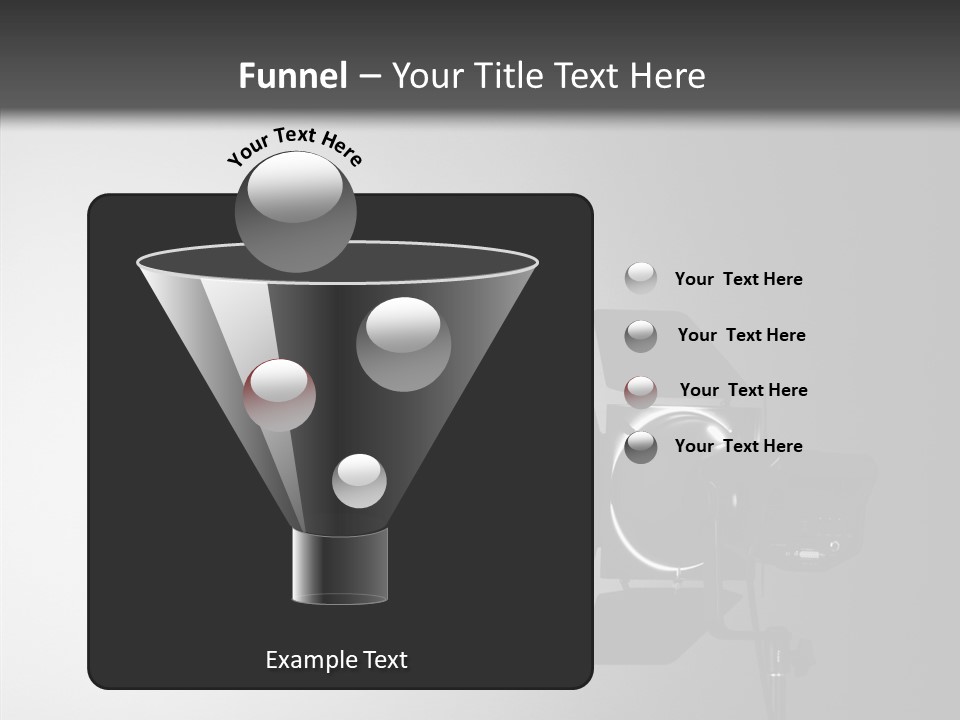 Show Spot Equipment PowerPoint Template