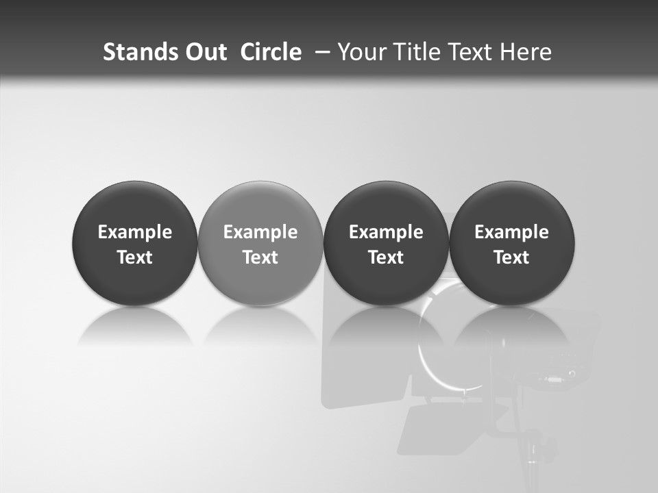 Show Spot Equipment PowerPoint Template