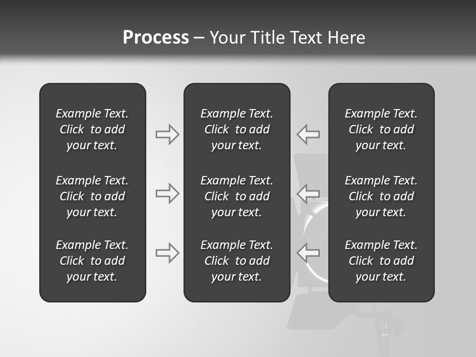 Show Spot Equipment PowerPoint Template