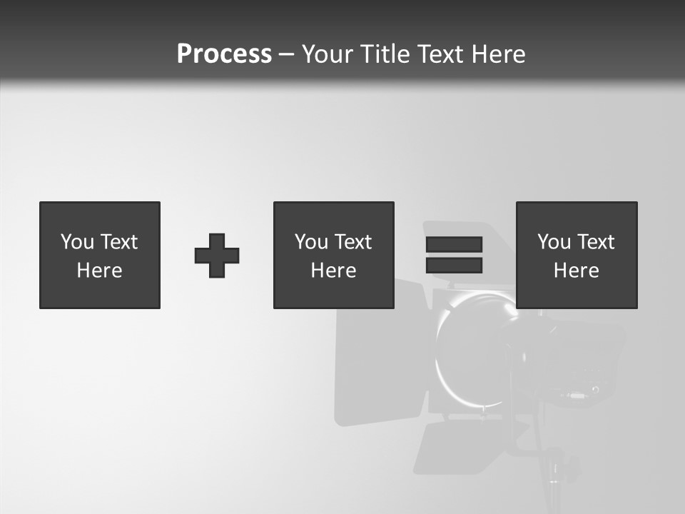 Show Spot Equipment PowerPoint Template
