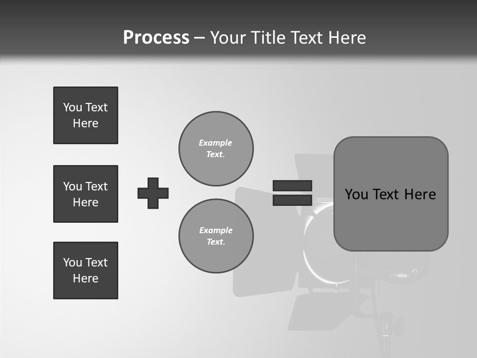 Show Spot Equipment PowerPoint Template