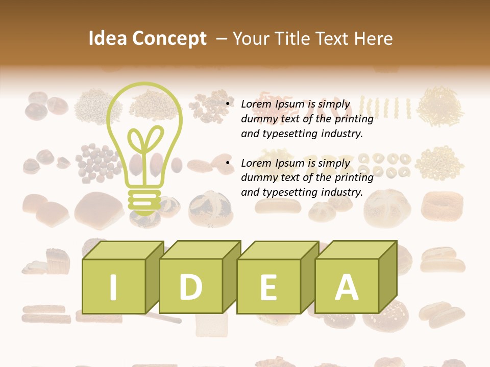 Shell Diet Pistachio PowerPoint Template