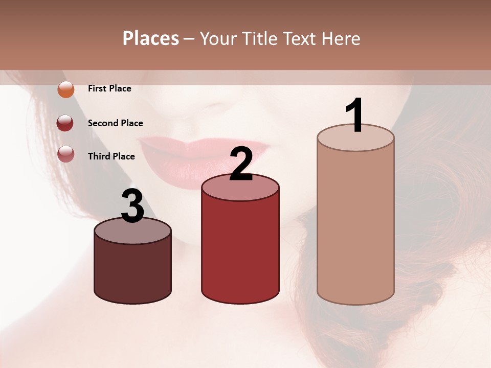 Hot Radiant Posing PowerPoint Template