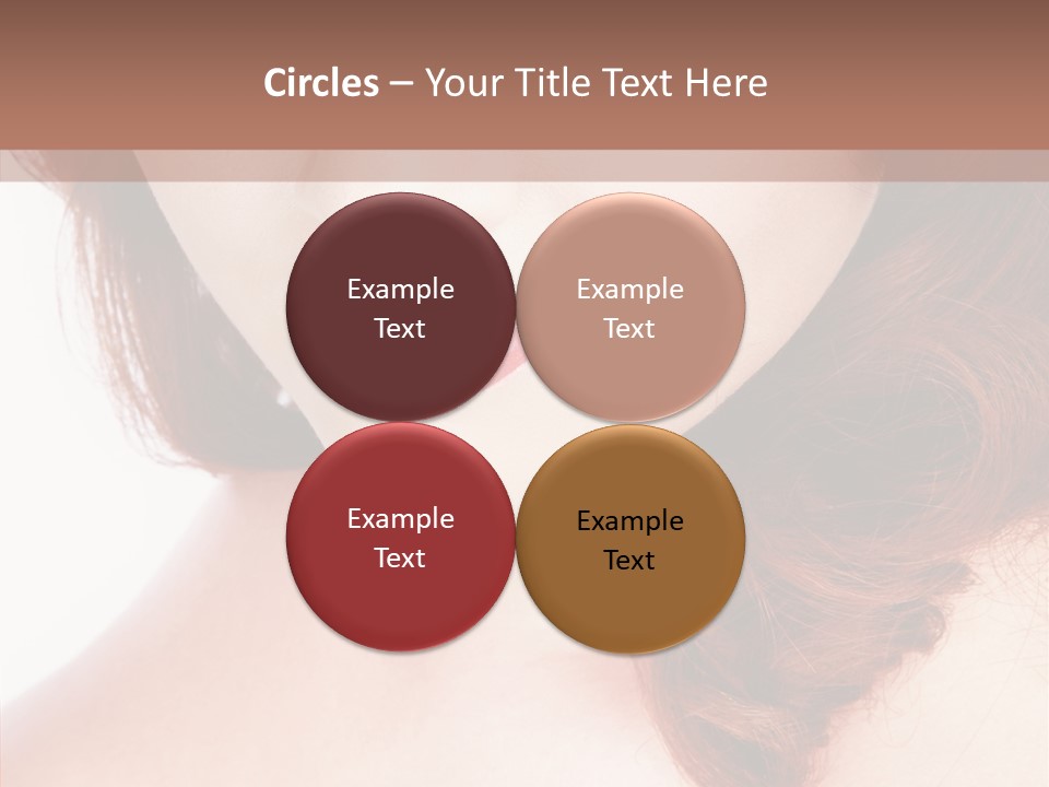 Hot Radiant Posing PowerPoint Template