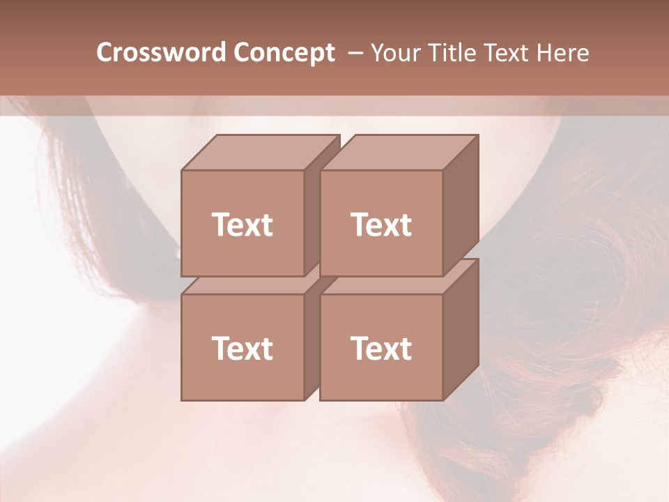 Hot Radiant Posing PowerPoint Template
