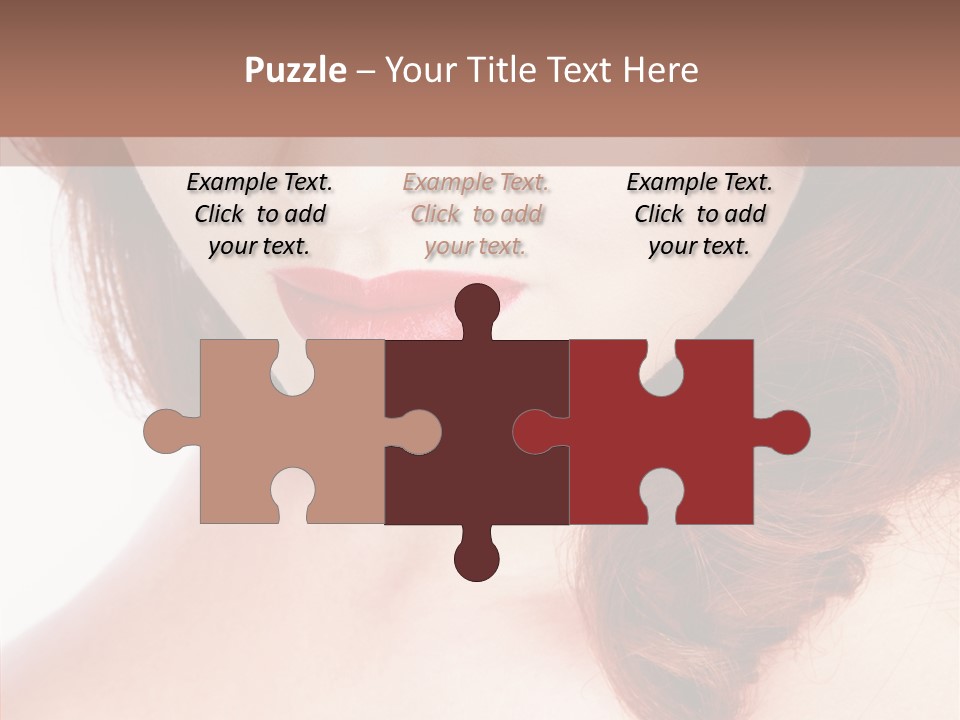 Hot Radiant Posing PowerPoint Template