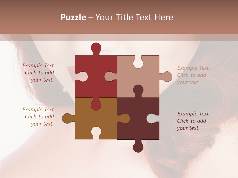 Hot Radiant Posing PowerPoint Template