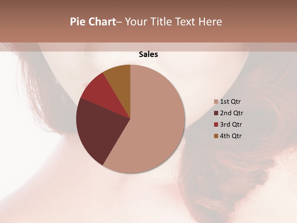 Hot Radiant Posing PowerPoint Template