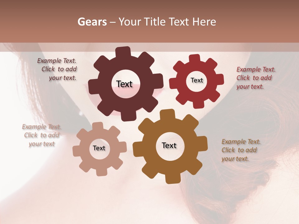 Hot Radiant Posing PowerPoint Template