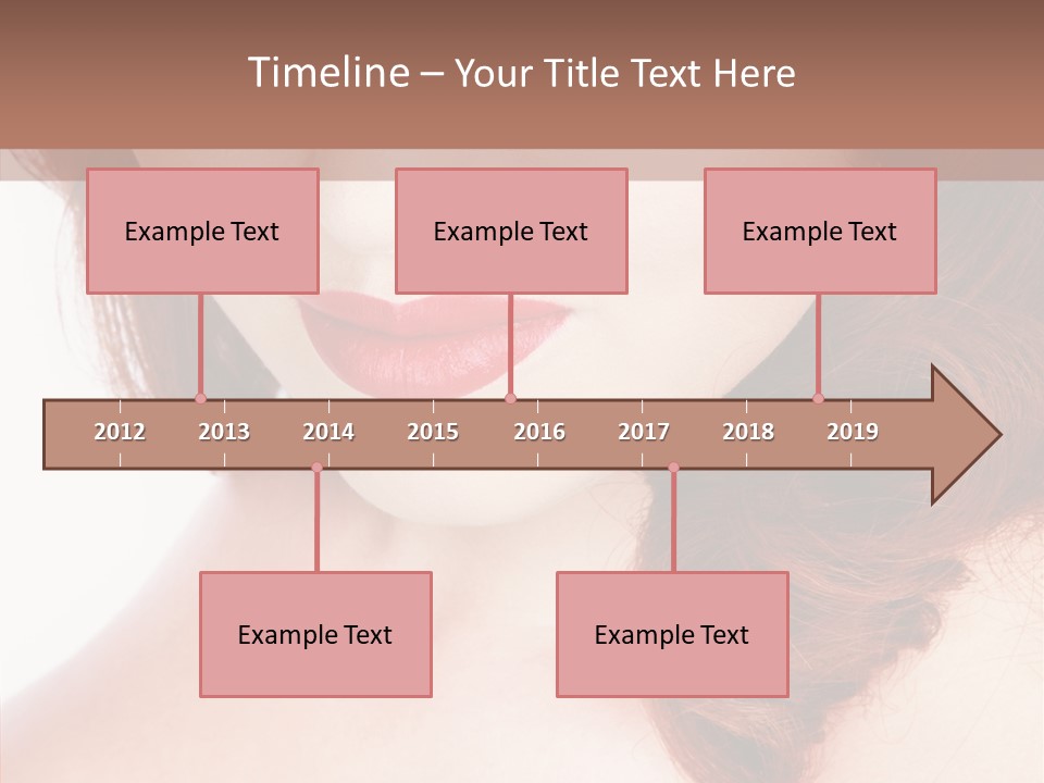 Hot Radiant Posing PowerPoint Template