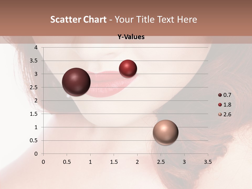 Hot Radiant Posing PowerPoint Template