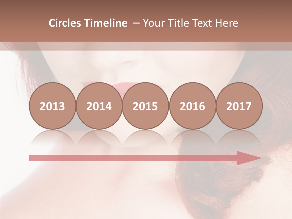 Hot Radiant Posing PowerPoint Template