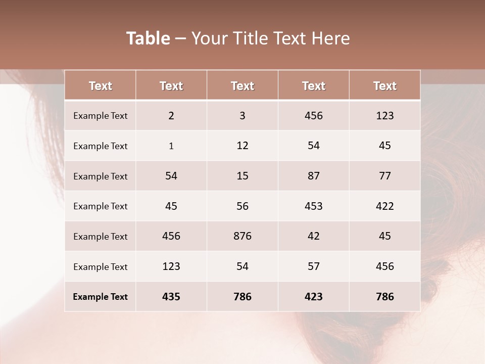 Hot Radiant Posing PowerPoint Template