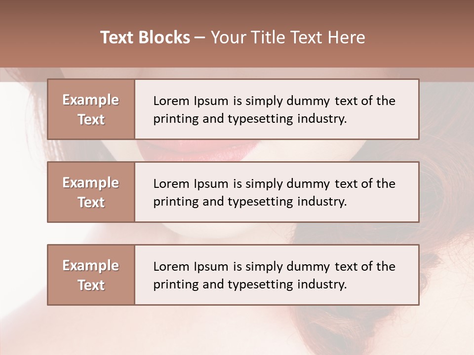Hot Radiant Posing PowerPoint Template