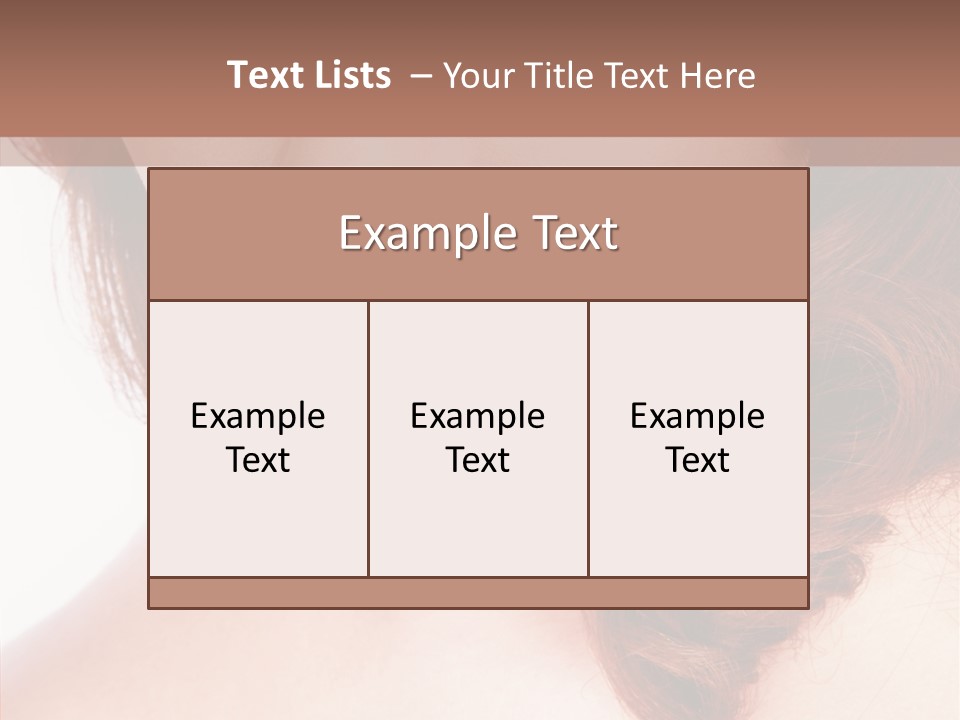 Hot Radiant Posing PowerPoint Template