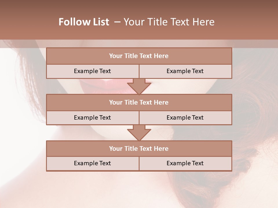 Hot Radiant Posing PowerPoint Template