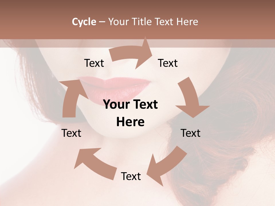 Hot Radiant Posing PowerPoint Template