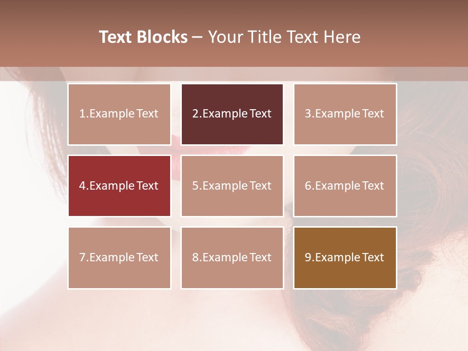Hot Radiant Posing PowerPoint Template