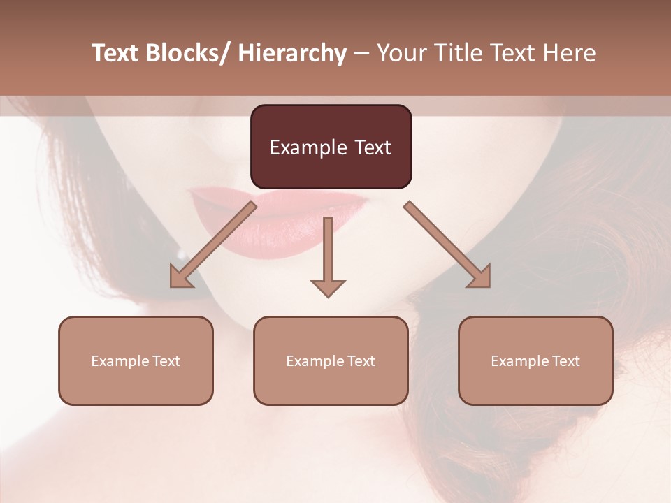 Hot Radiant Posing PowerPoint Template