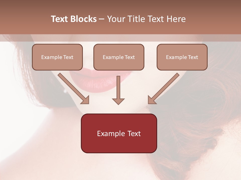 Hot Radiant Posing PowerPoint Template