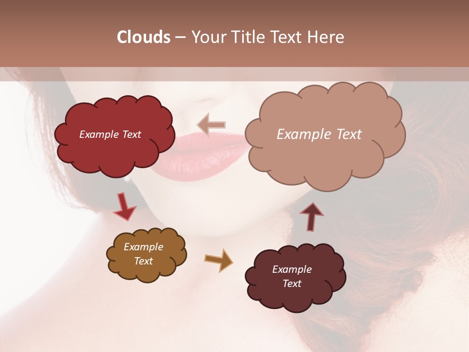 Hot Radiant Posing PowerPoint Template