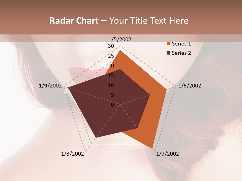 Hot Radiant Posing PowerPoint Template
