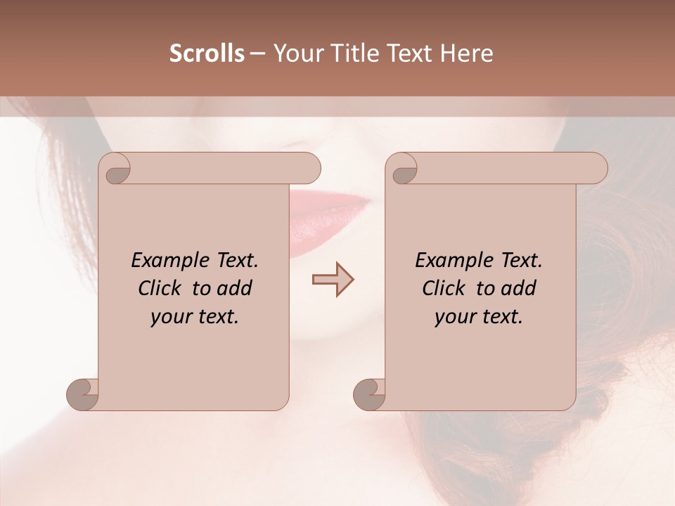 Hot Radiant Posing PowerPoint Template