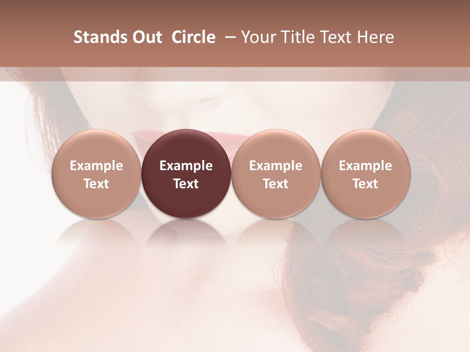 Hot Radiant Posing PowerPoint Template