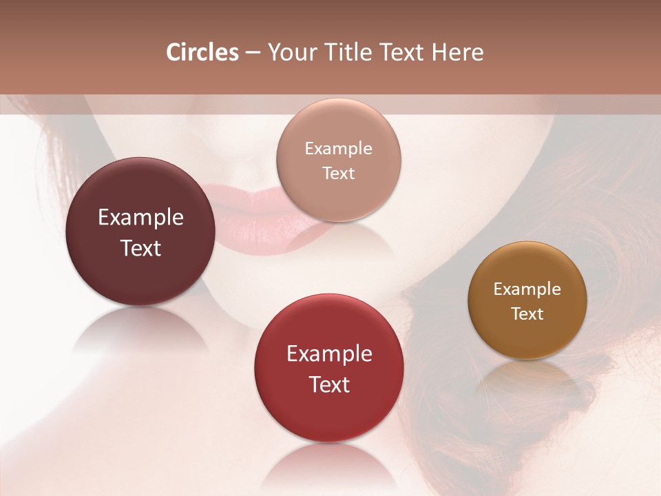 Hot Radiant Posing PowerPoint Template