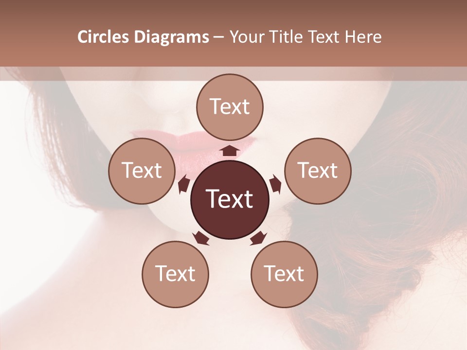 Hot Radiant Posing PowerPoint Template