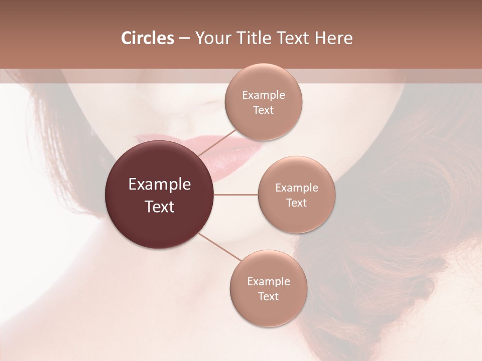 Hot Radiant Posing PowerPoint Template