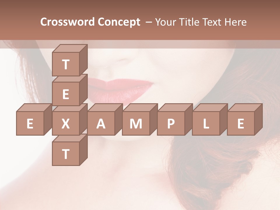 Hot Radiant Posing PowerPoint Template