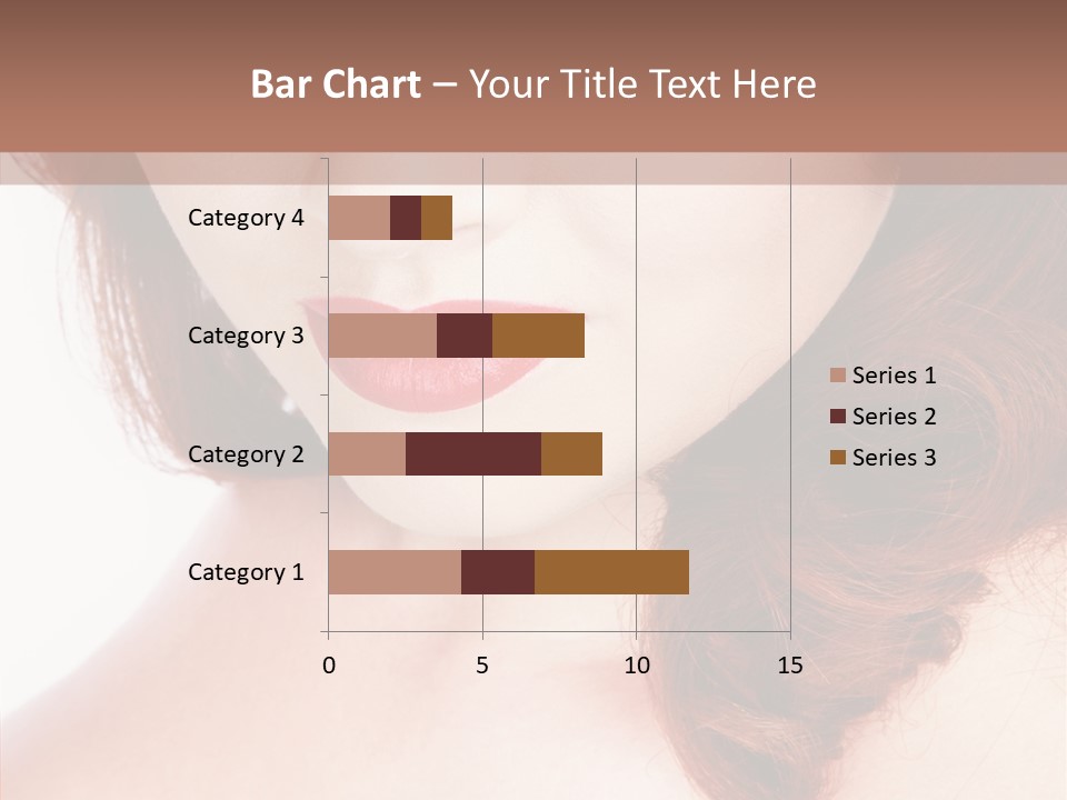 Hot Radiant Posing PowerPoint Template