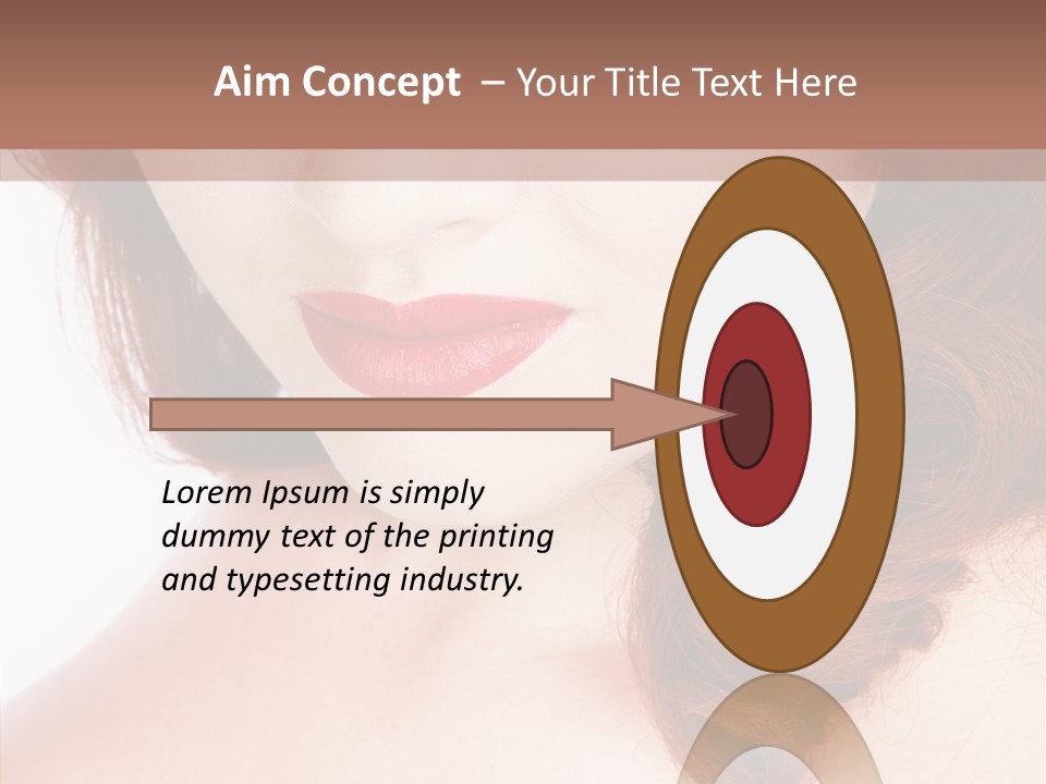 Hot Radiant Posing PowerPoint Template