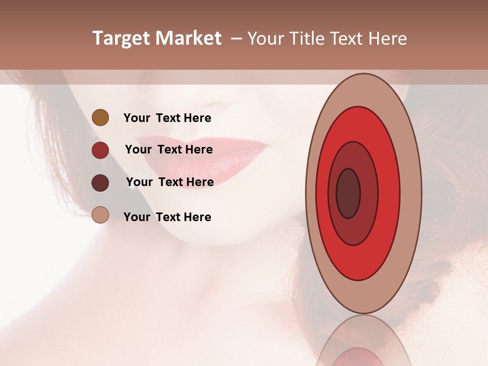 Hot Radiant Posing PowerPoint Template