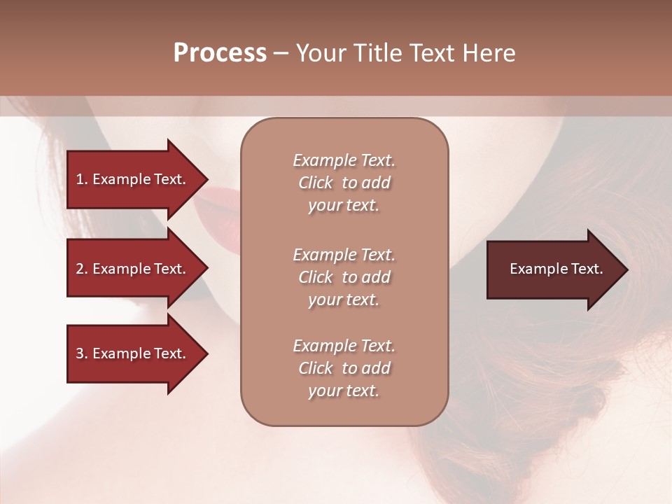 Hot Radiant Posing PowerPoint Template