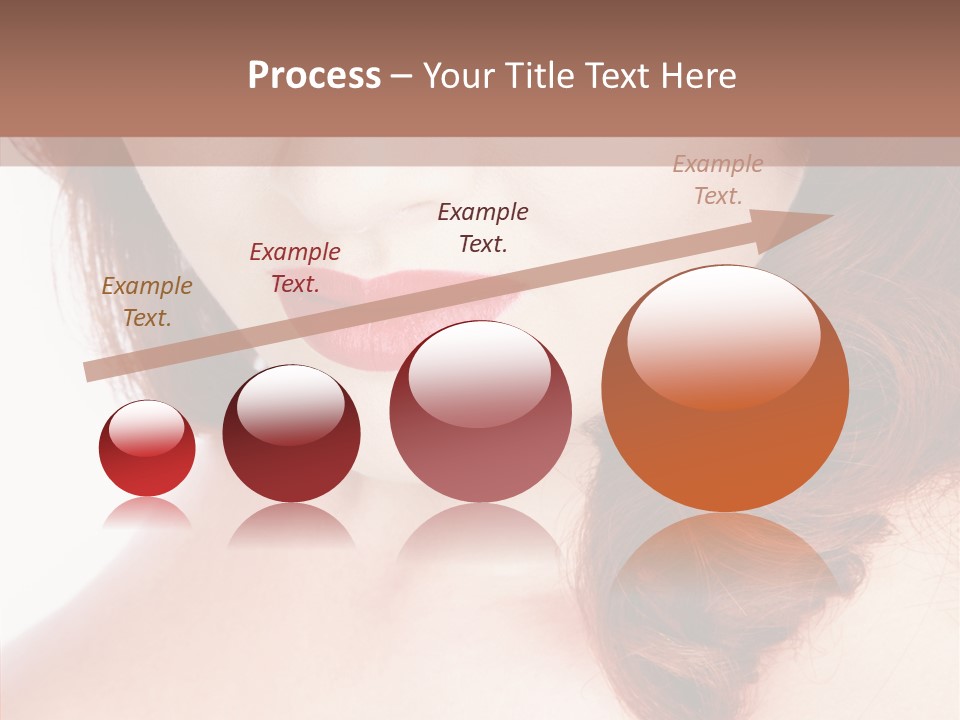 Hot Radiant Posing PowerPoint Template