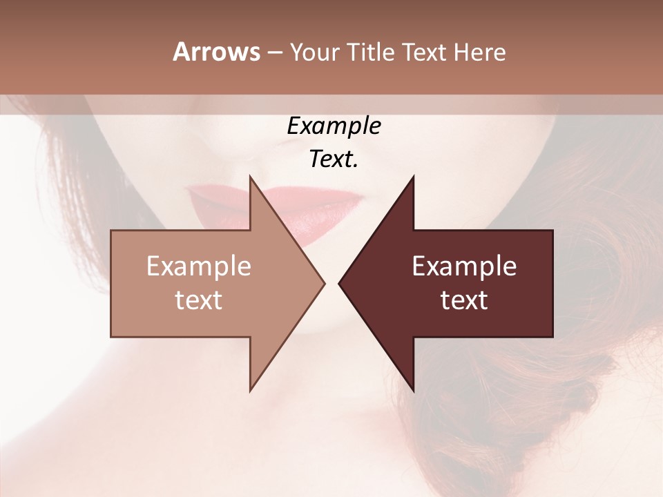 Hot Radiant Posing PowerPoint Template