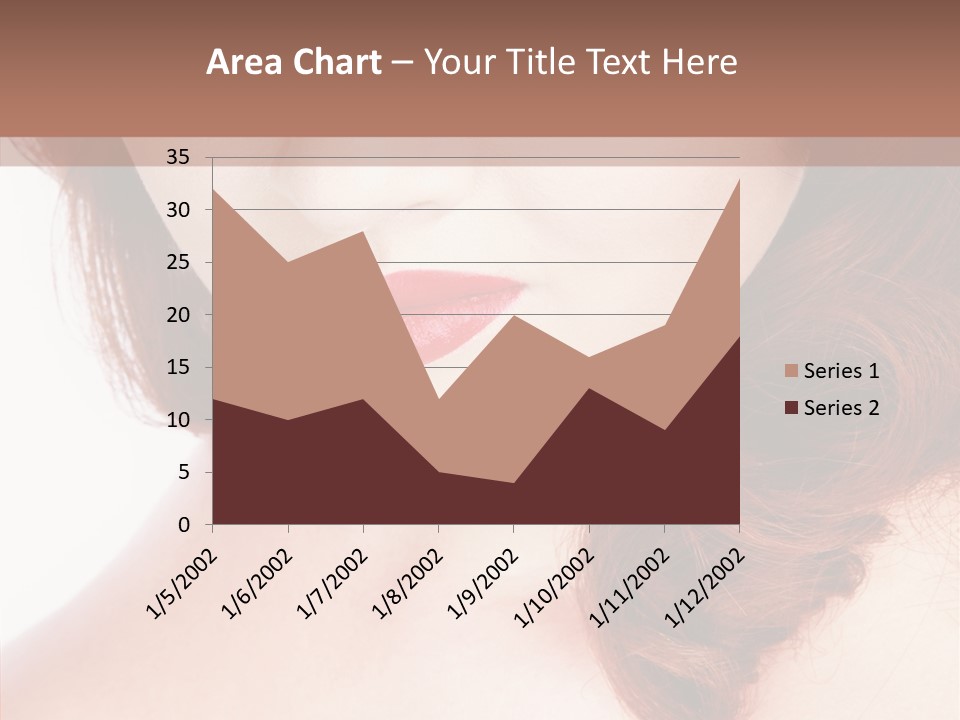 Hot Radiant Posing PowerPoint Template