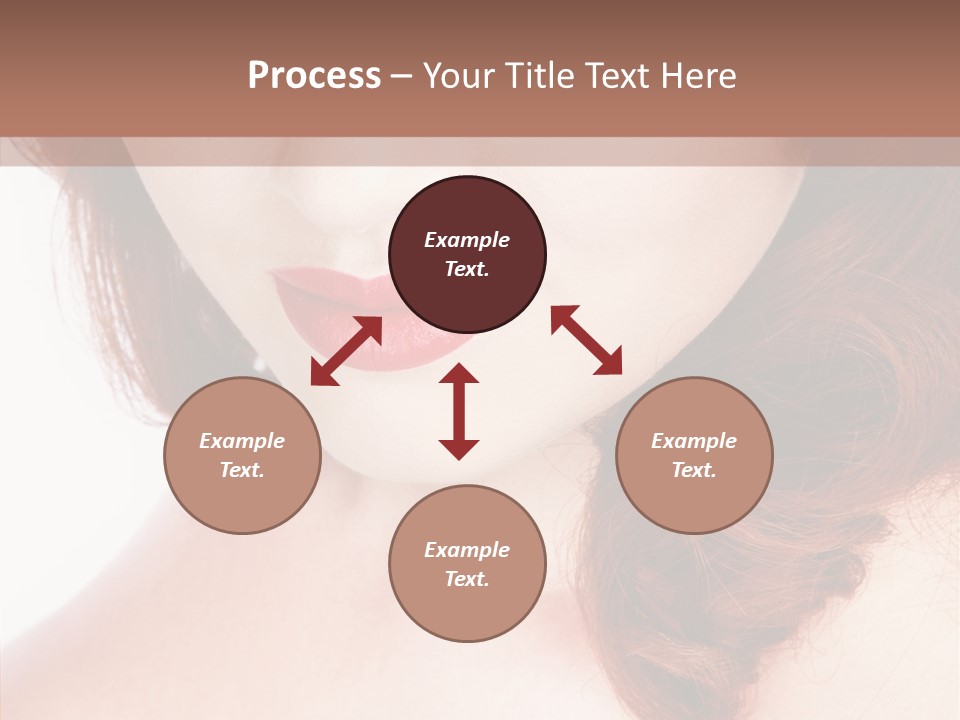 Hot Radiant Posing PowerPoint Template