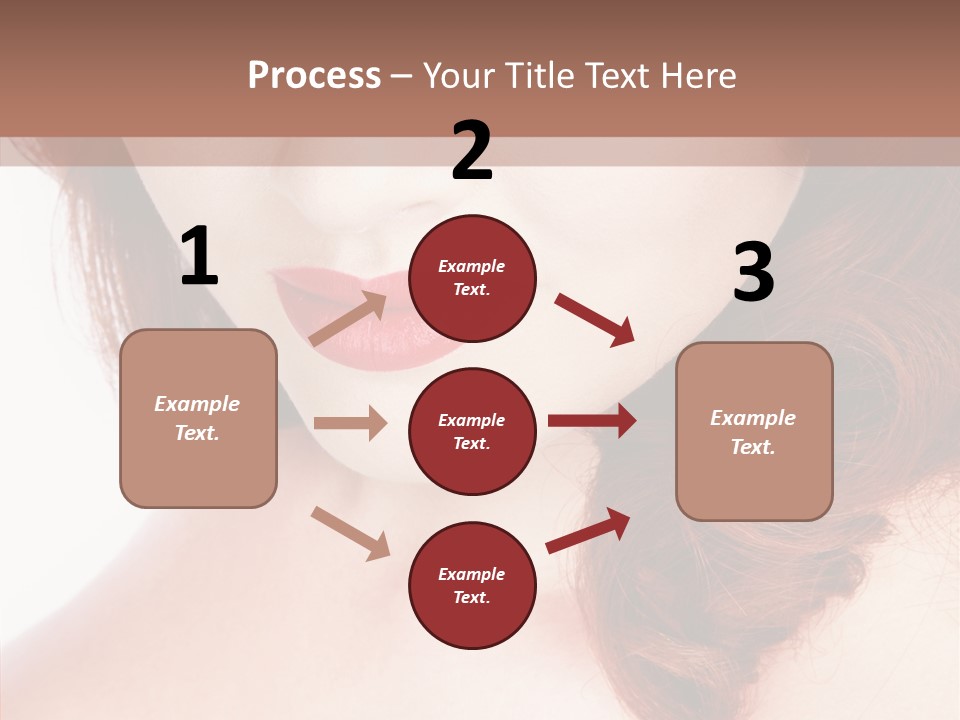 Hot Radiant Posing PowerPoint Template